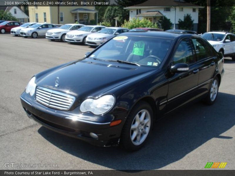 Black / Charcoal 2004 Mercedes-Benz C 240 4Matic Sedan