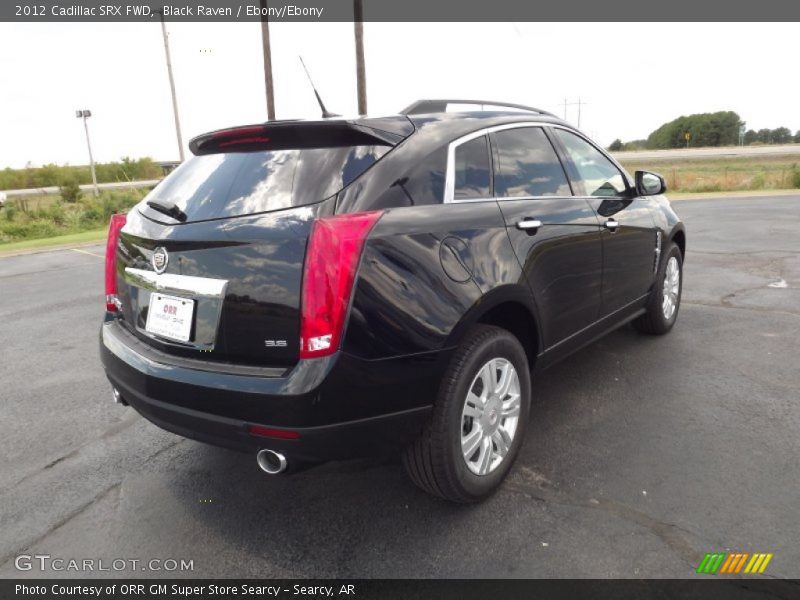 Black Raven / Ebony/Ebony 2012 Cadillac SRX FWD