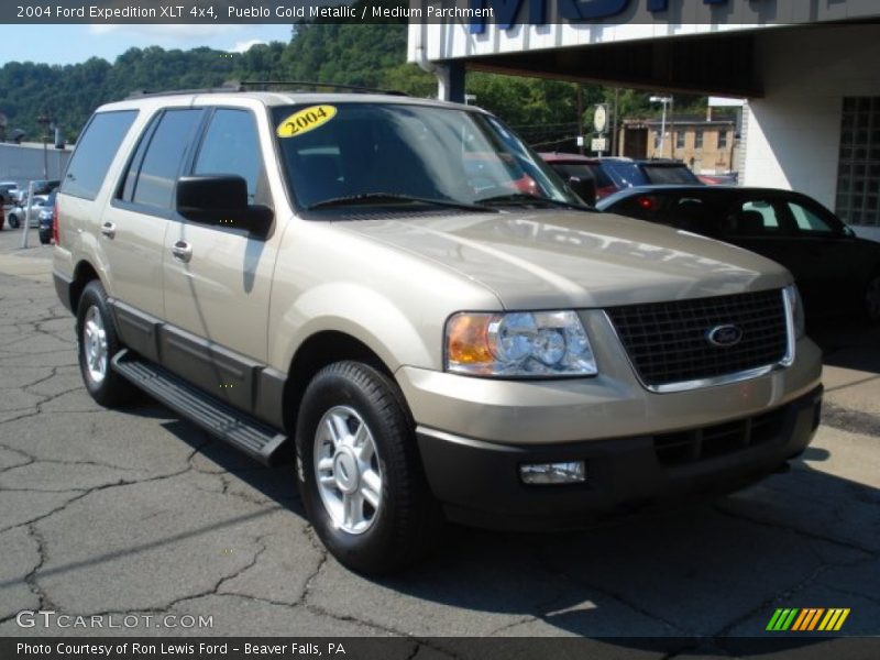 Pueblo Gold Metallic / Medium Parchment 2004 Ford Expedition XLT 4x4