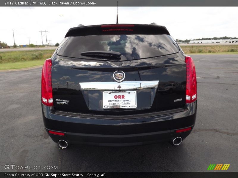 Black Raven / Ebony/Ebony 2012 Cadillac SRX FWD