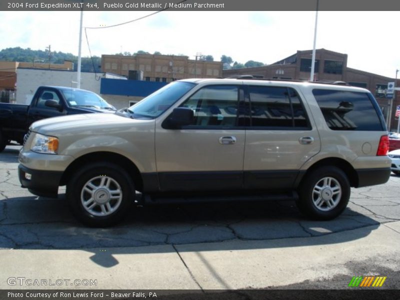 Pueblo Gold Metallic / Medium Parchment 2004 Ford Expedition XLT 4x4