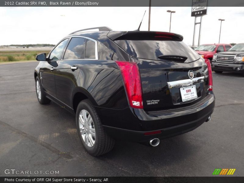 Black Raven / Ebony/Ebony 2012 Cadillac SRX FWD