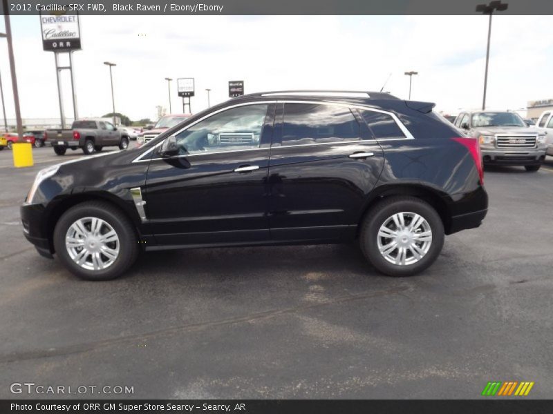 Black Raven / Ebony/Ebony 2012 Cadillac SRX FWD