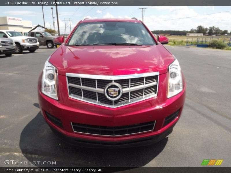 Crystal Red Tintcoat / Shale/Brownstone 2012 Cadillac SRX Luxury