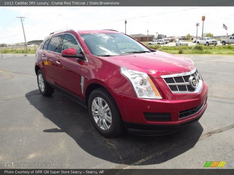 Crystal Red Tintcoat / Shale/Brownstone 2012 Cadillac SRX Luxury