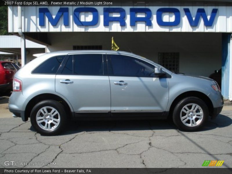 Pewter Metallic / Medium Light Stone 2007 Ford Edge SEL AWD