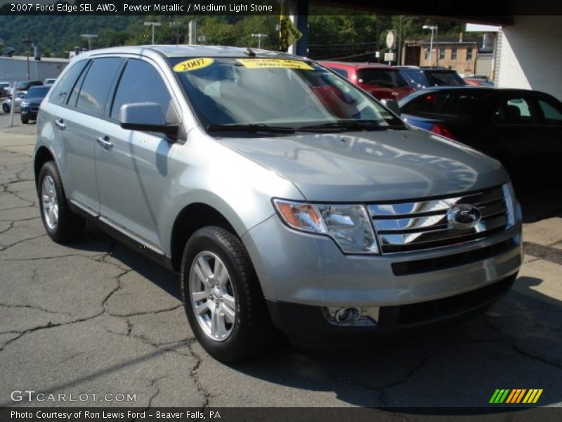 Pewter Metallic / Medium Light Stone 2007 Ford Edge SEL AWD