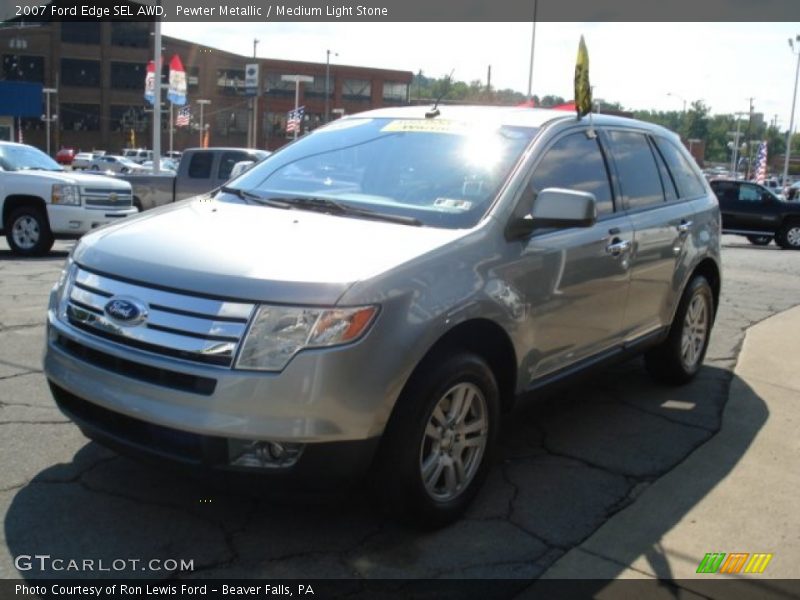 Pewter Metallic / Medium Light Stone 2007 Ford Edge SEL AWD