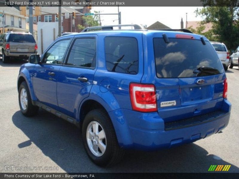 Blue Flame Metallic / Charcoal Black 2012 Ford Escape XLT V6 4WD