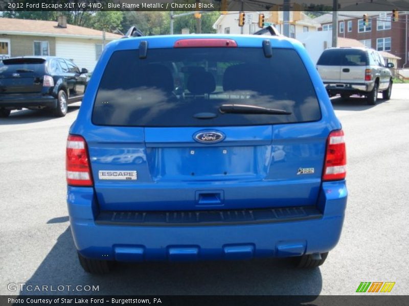 Blue Flame Metallic / Charcoal Black 2012 Ford Escape XLT V6 4WD