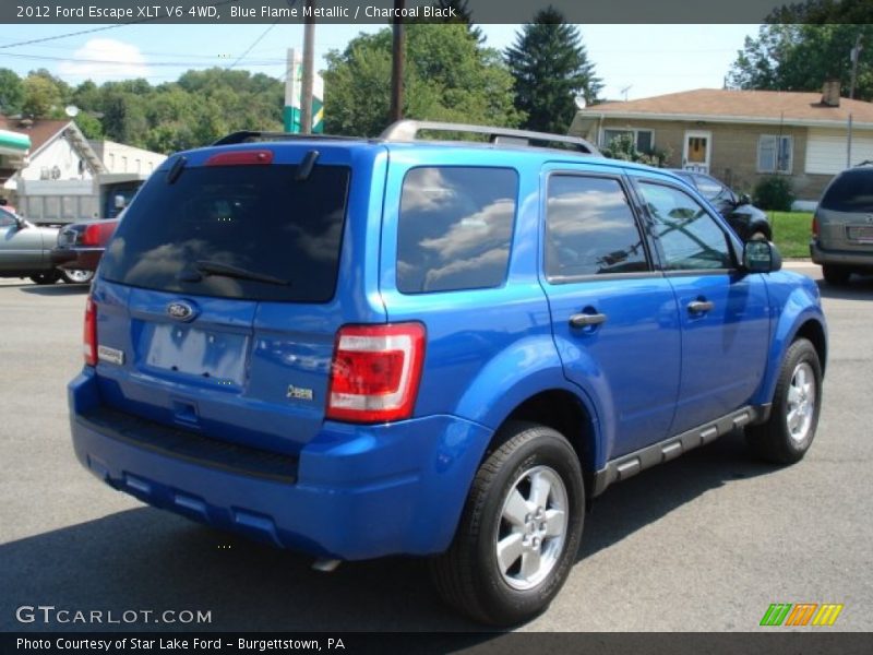 Blue Flame Metallic / Charcoal Black 2012 Ford Escape XLT V6 4WD