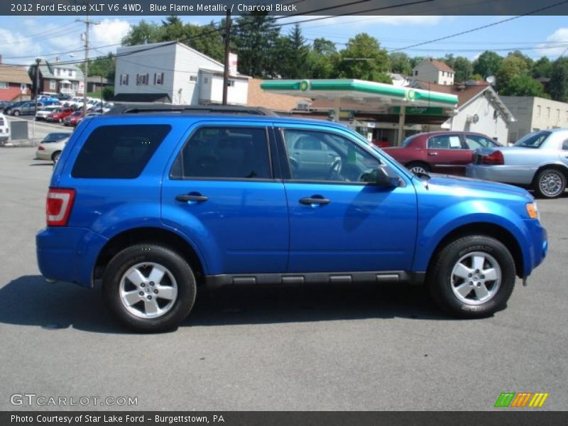 Blue Flame Metallic / Charcoal Black 2012 Ford Escape XLT V6 4WD