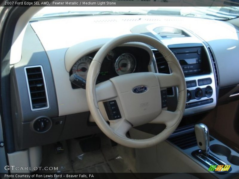 Pewter Metallic / Medium Light Stone 2007 Ford Edge SEL AWD