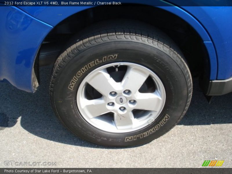 Blue Flame Metallic / Charcoal Black 2012 Ford Escape XLT V6 4WD
