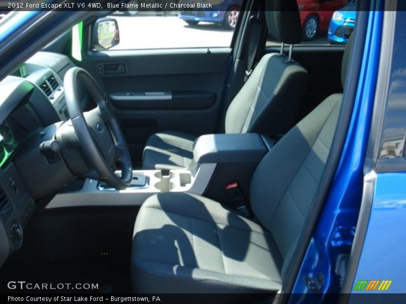 Blue Flame Metallic / Charcoal Black 2012 Ford Escape XLT V6 4WD