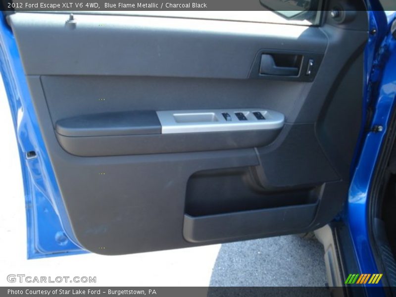 Blue Flame Metallic / Charcoal Black 2012 Ford Escape XLT V6 4WD
