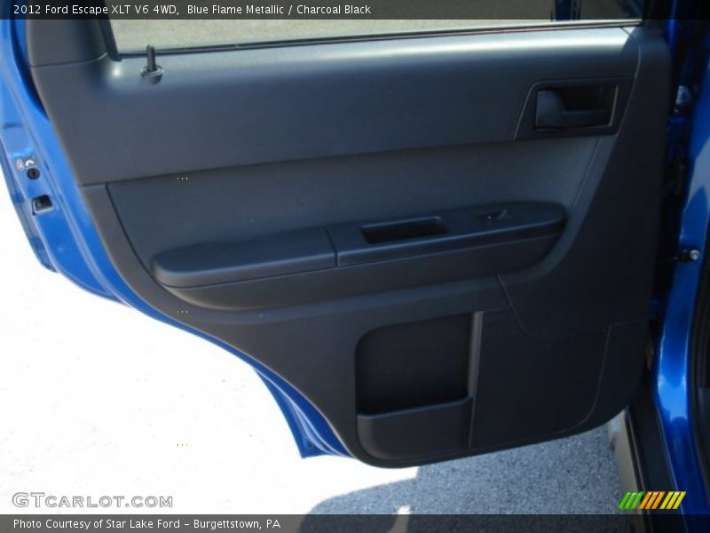 Blue Flame Metallic / Charcoal Black 2012 Ford Escape XLT V6 4WD