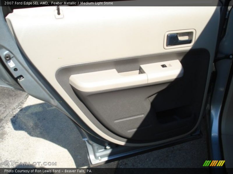 Pewter Metallic / Medium Light Stone 2007 Ford Edge SEL AWD