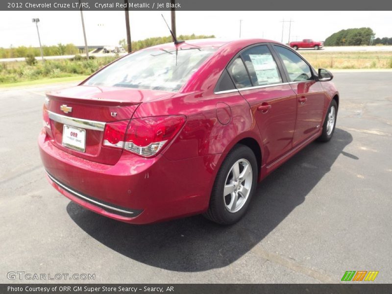 Crystal Red Metallic / Jet Black 2012 Chevrolet Cruze LT/RS