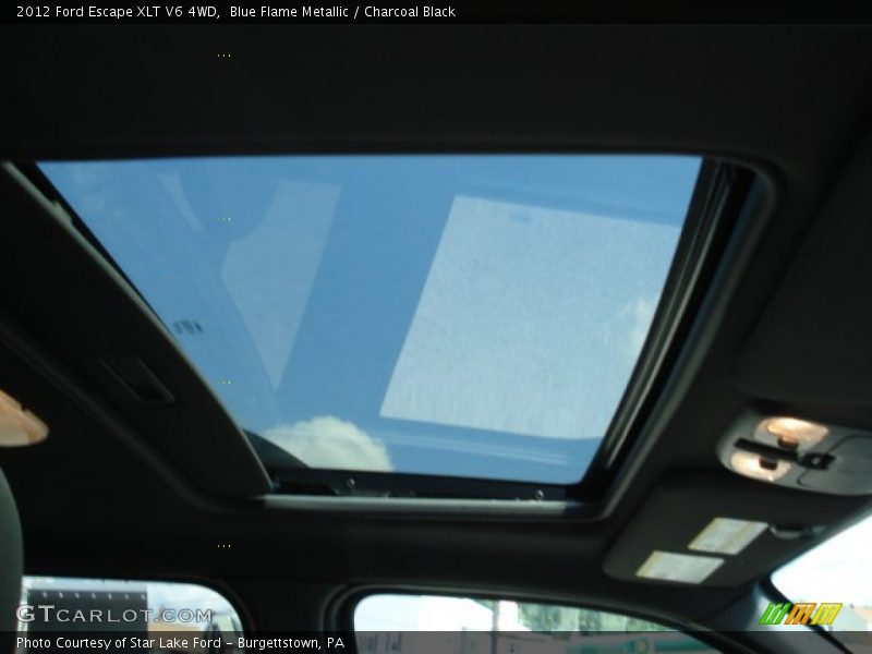 Blue Flame Metallic / Charcoal Black 2012 Ford Escape XLT V6 4WD