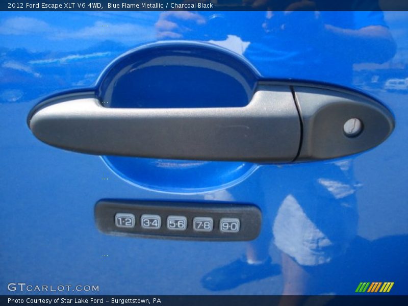 Blue Flame Metallic / Charcoal Black 2012 Ford Escape XLT V6 4WD