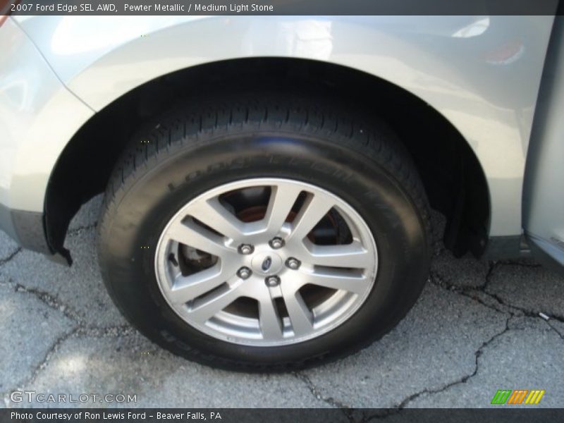 Pewter Metallic / Medium Light Stone 2007 Ford Edge SEL AWD