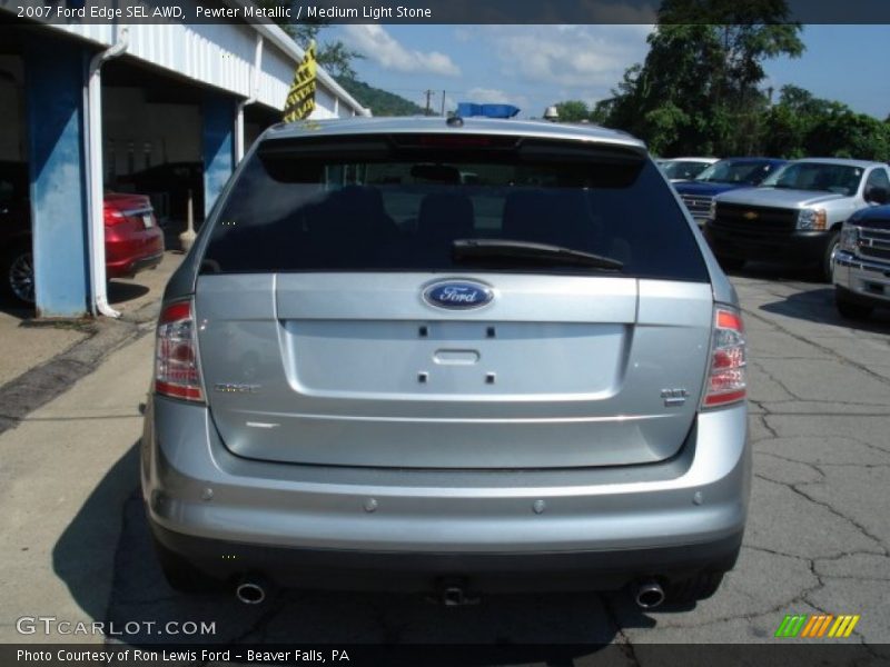 Pewter Metallic / Medium Light Stone 2007 Ford Edge SEL AWD