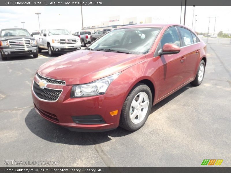 Autumn Red Metallic / Jet Black 2012 Chevrolet Cruze LT