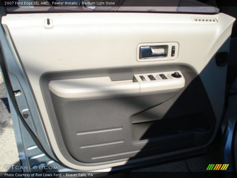 Pewter Metallic / Medium Light Stone 2007 Ford Edge SEL AWD
