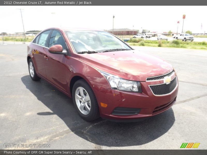 Autumn Red Metallic / Jet Black 2012 Chevrolet Cruze LT