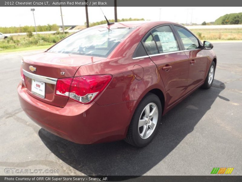 Autumn Red Metallic / Jet Black 2012 Chevrolet Cruze LT