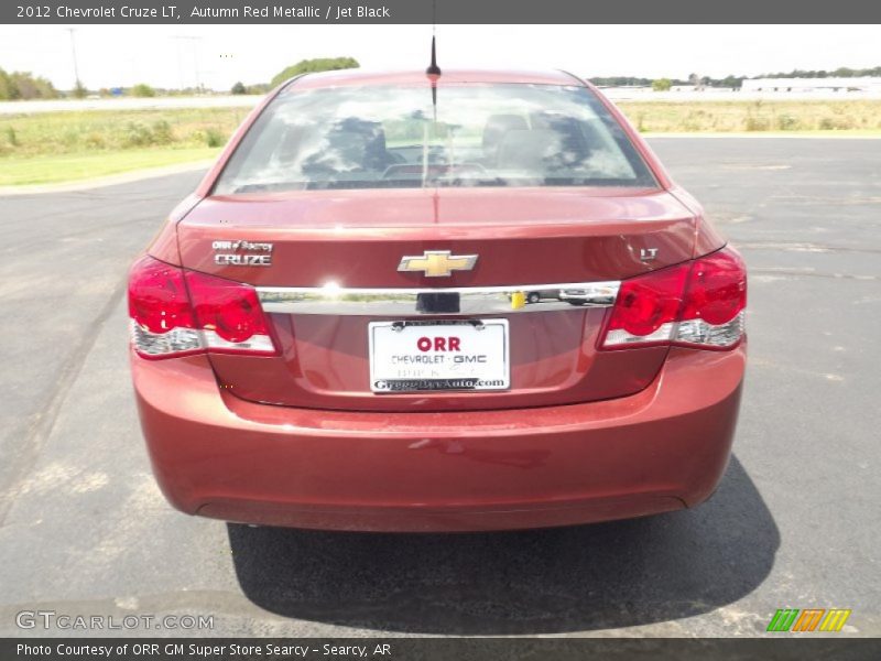 Autumn Red Metallic / Jet Black 2012 Chevrolet Cruze LT