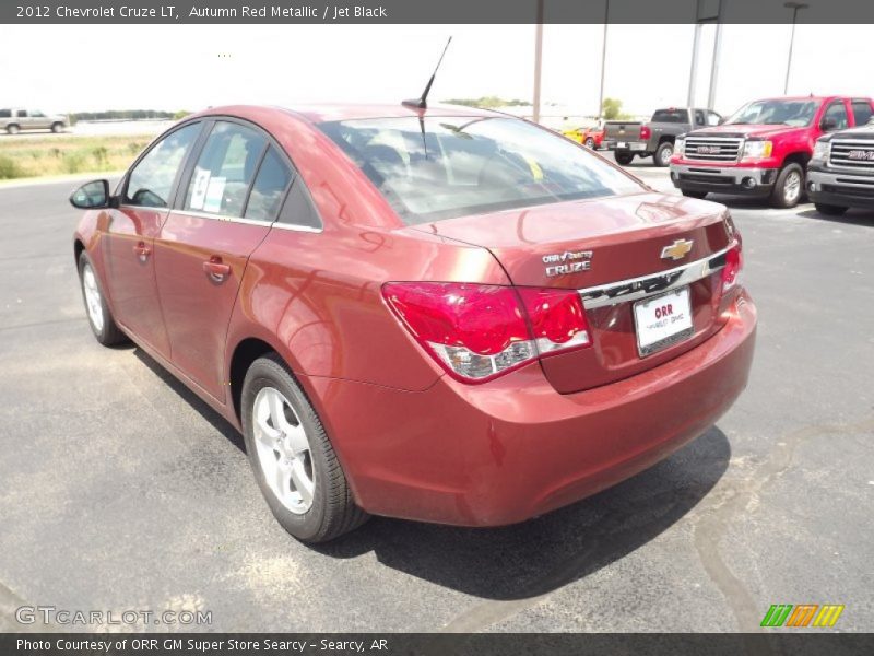 Autumn Red Metallic / Jet Black 2012 Chevrolet Cruze LT