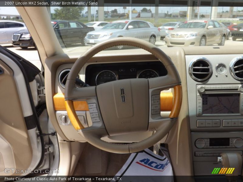 Silver Birch Metallic / Sand 2007 Lincoln MKZ Sedan