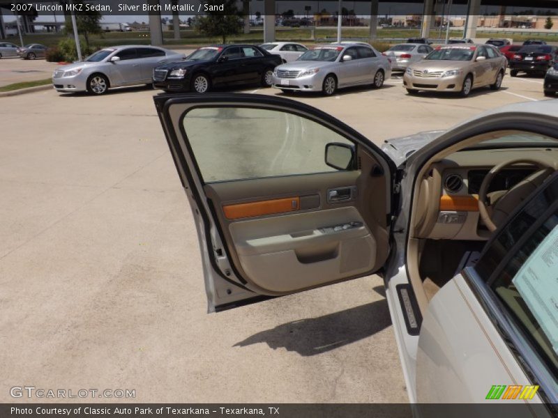 Silver Birch Metallic / Sand 2007 Lincoln MKZ Sedan