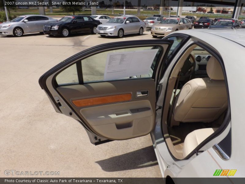 Silver Birch Metallic / Sand 2007 Lincoln MKZ Sedan