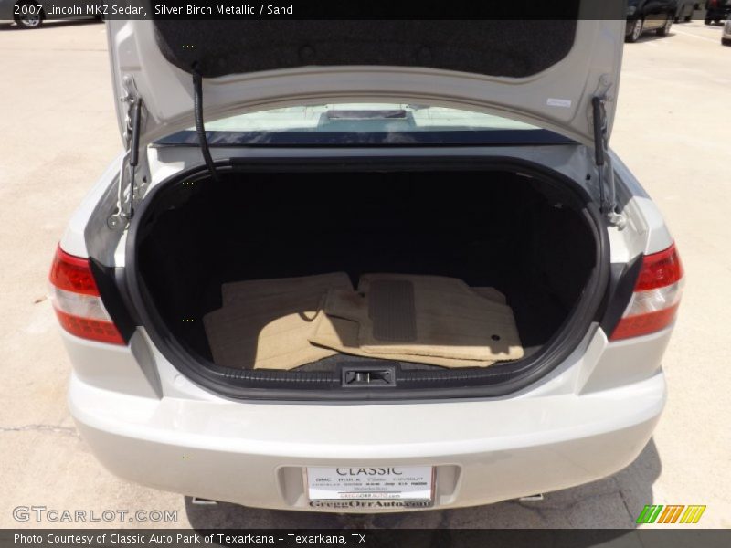 Silver Birch Metallic / Sand 2007 Lincoln MKZ Sedan