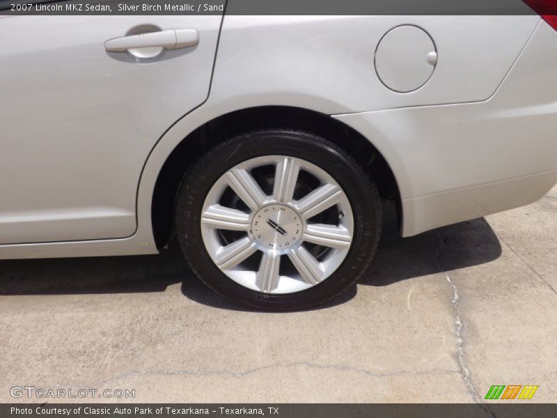 Silver Birch Metallic / Sand 2007 Lincoln MKZ Sedan
