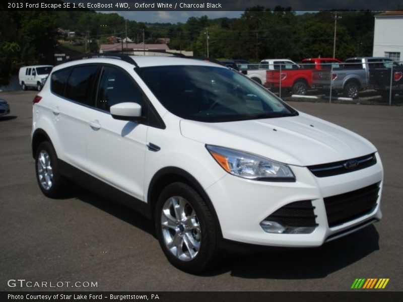 Oxford White / Charcoal Black 2013 Ford Escape SE 1.6L EcoBoost 4WD
