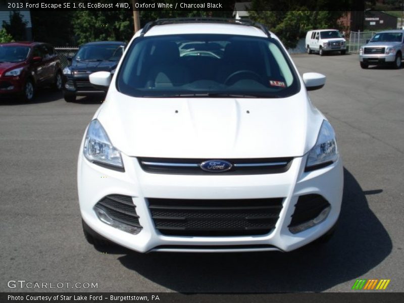 Oxford White / Charcoal Black 2013 Ford Escape SE 1.6L EcoBoost 4WD