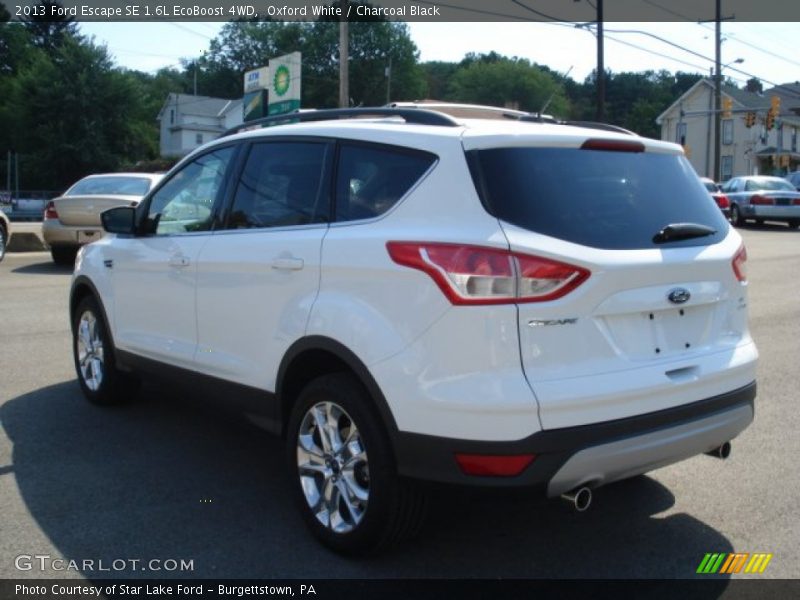 Oxford White / Charcoal Black 2013 Ford Escape SE 1.6L EcoBoost 4WD