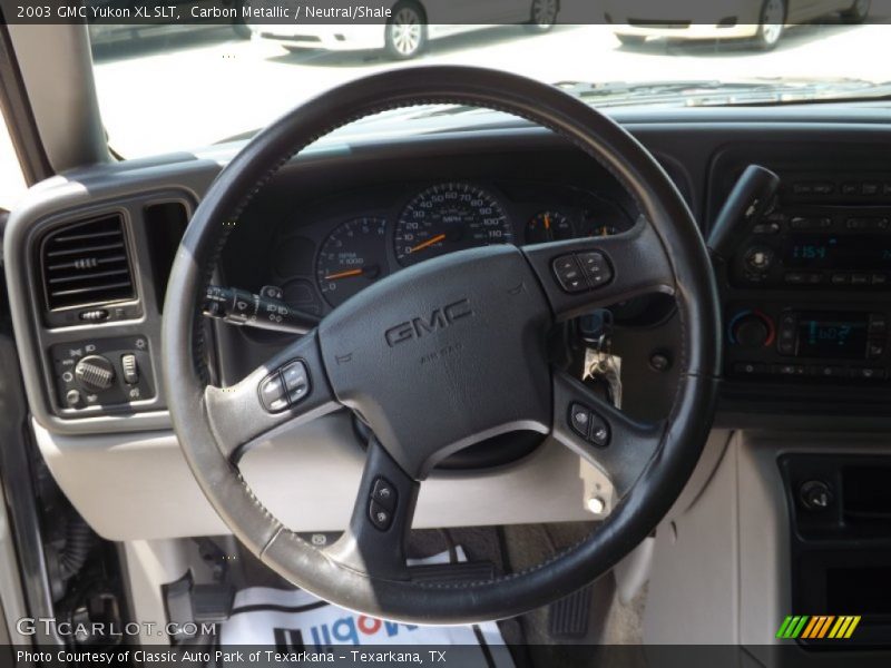 Carbon Metallic / Neutral/Shale 2003 GMC Yukon XL SLT