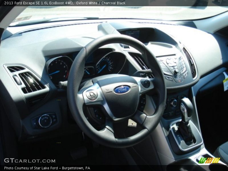 Oxford White / Charcoal Black 2013 Ford Escape SE 1.6L EcoBoost 4WD