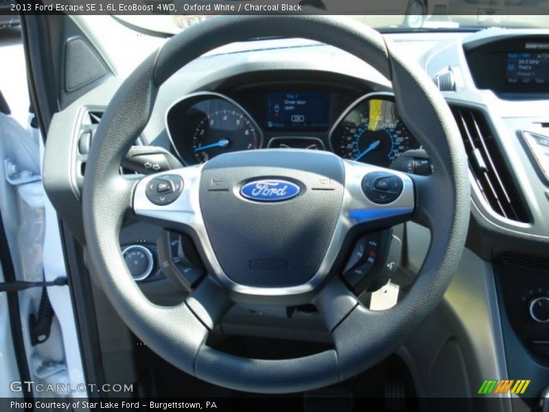 Oxford White / Charcoal Black 2013 Ford Escape SE 1.6L EcoBoost 4WD
