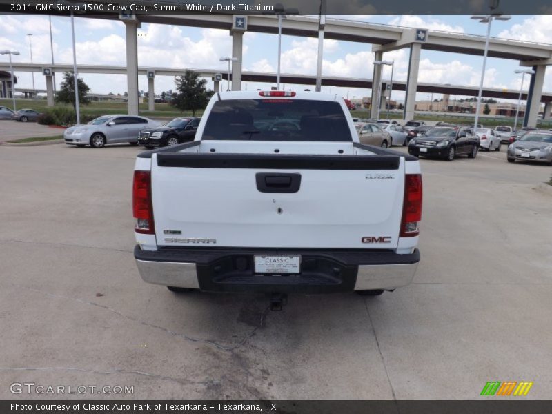 Summit White / Dark Titanium 2011 GMC Sierra 1500 Crew Cab