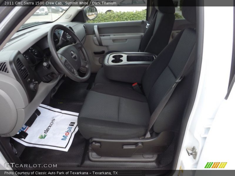 Summit White / Dark Titanium 2011 GMC Sierra 1500 Crew Cab