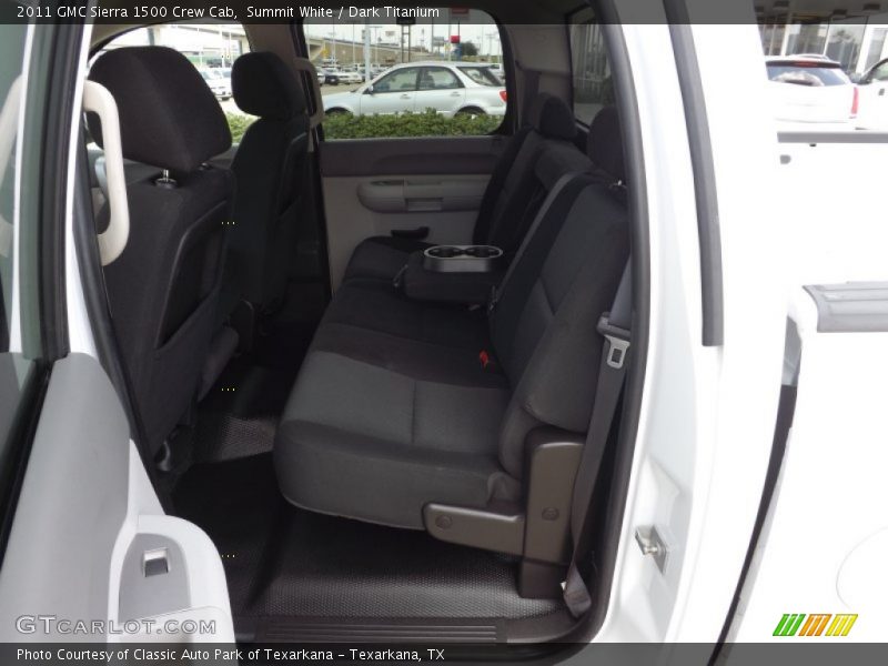 Summit White / Dark Titanium 2011 GMC Sierra 1500 Crew Cab