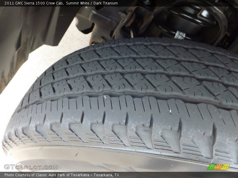Summit White / Dark Titanium 2011 GMC Sierra 1500 Crew Cab