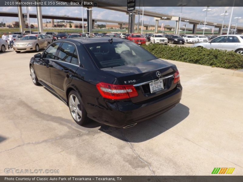 Black / Black 2010 Mercedes-Benz E 350 Sedan