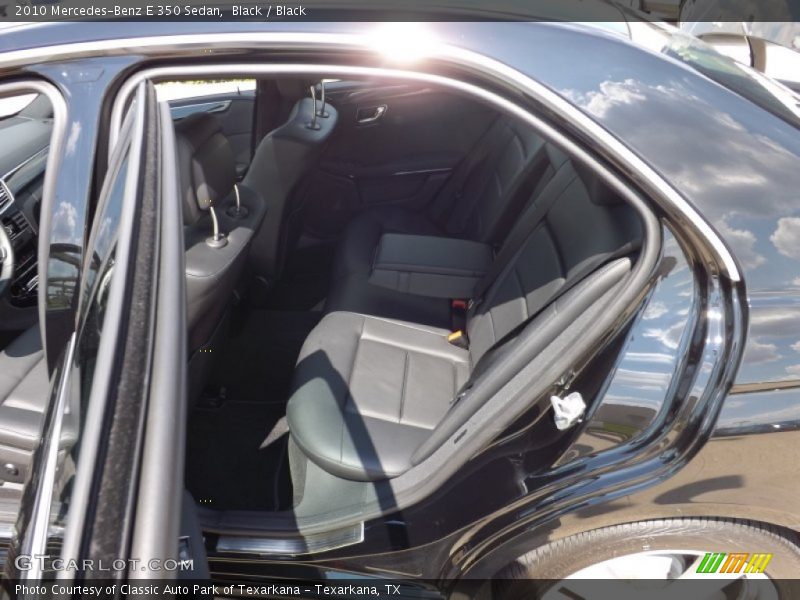 Black / Black 2010 Mercedes-Benz E 350 Sedan